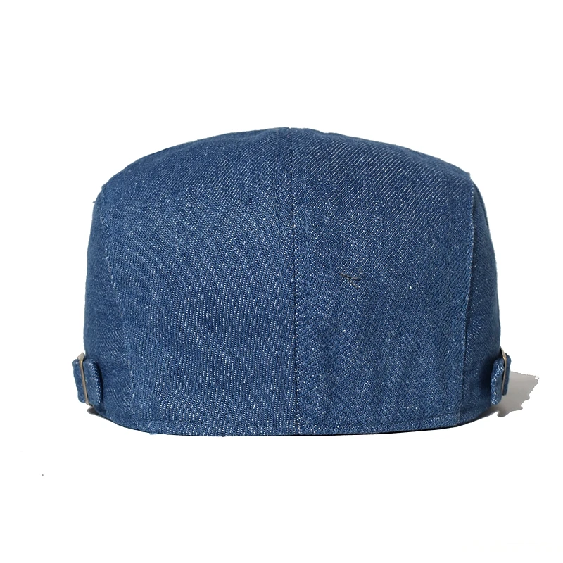 Denim Newsboy Cap Men Women Gatsby Ivy Retro Hat Driver Flat Cap Casual Golf Cabbie Hat Driving Hunting Cap