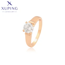 Xuping Jewelry Fashion New Arrival Gold Color Simple Ring for Women Wedding Gifts A00845015