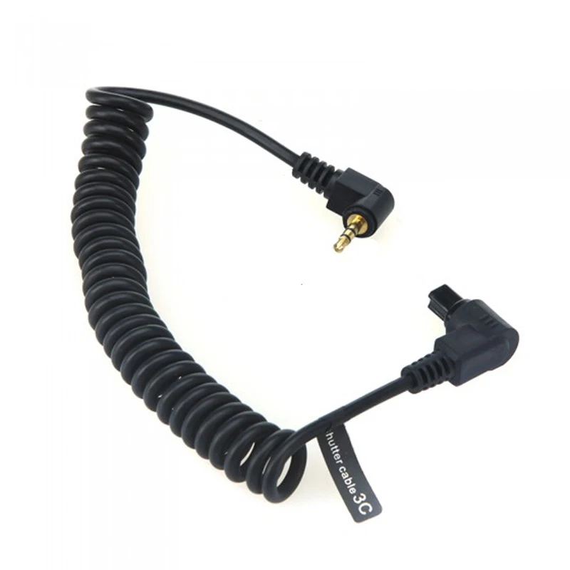 

Photographic Accessories 2.5mm Camera Remote Spring Cable for Canon Nikon 1C/3C/1N/3N Remote Cable for Camera Remote Control