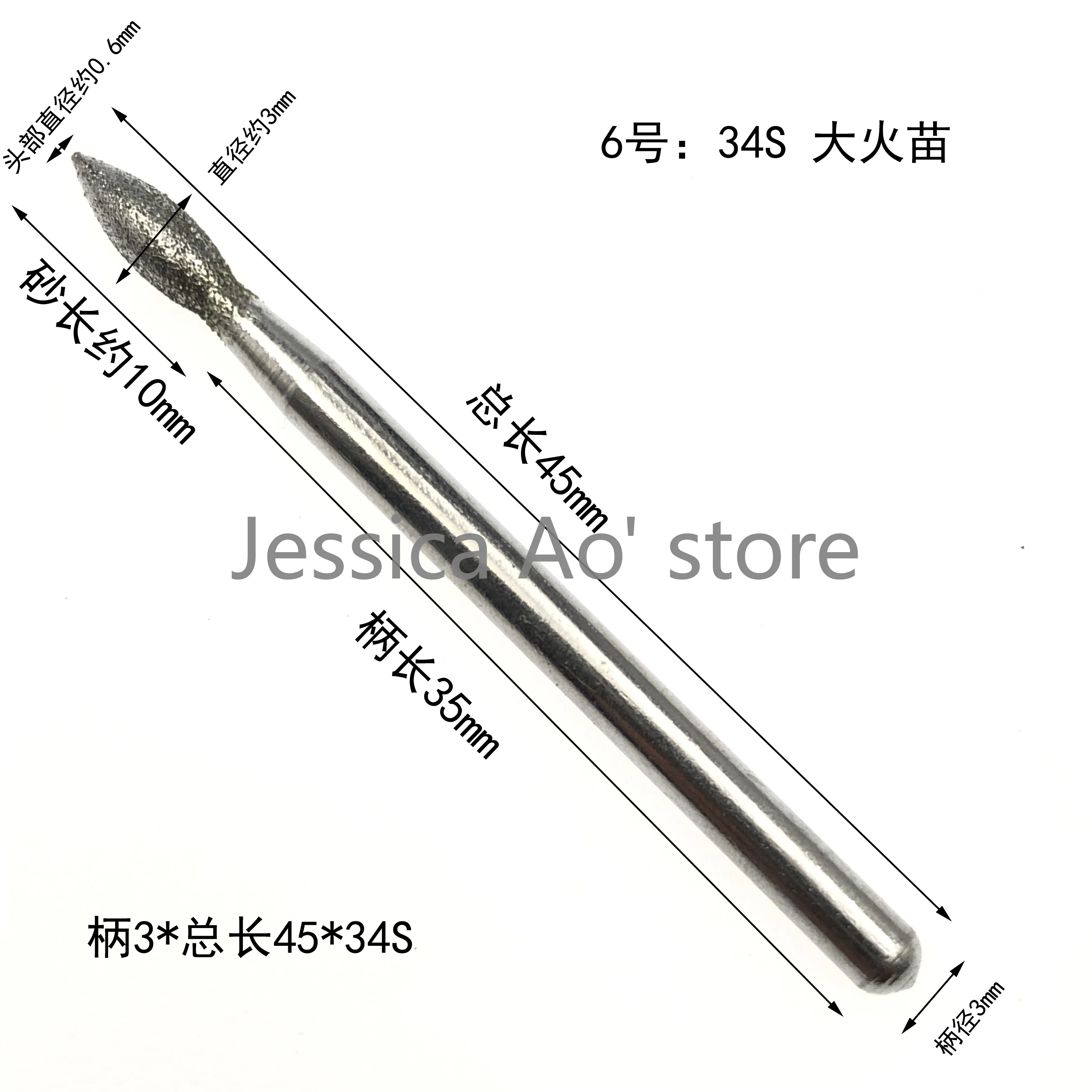 28 Chiếc 7 Size Ngọc Chạm Khắc Dụng Cụ Đánh Bóng Kim Cương Mài Kim Điện Cối Xay Trang Sức Khuôn Xếp Ly Edge Đánh Bóng