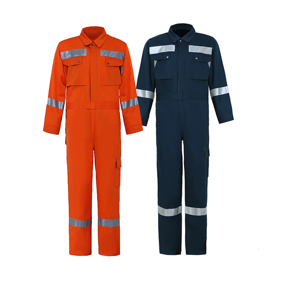 Men Denim Work Coveralls Repairman Coveralls with Reflective Strip Working Welding Uniforms Plus Size XXXL Safety Clothing