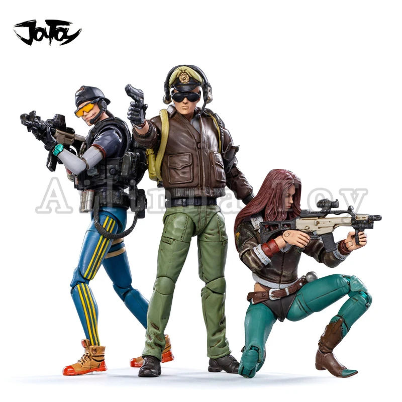 JOYTOY-figura de acción del despertar Luoning Masan Tiezha, modelo militar de juguete, colección de Anime, 1/18, 3,75 pulgadas, 3 unidades por juego, envío gratis