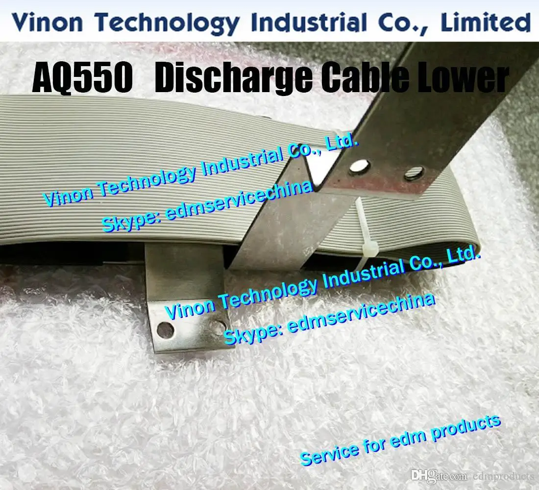 

AQ550 Lower edm Discharge Cable 3087038, Ribbon Discharging Cable Lower Head L=1200 W=50PIN for Sodic k AQ550LS edm machine