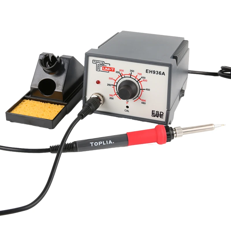 UNI-T Soldering Station EH936A/EH936B Pure Copper Transformer Ceramic Heating Core Temperature Control Welding Rework Station