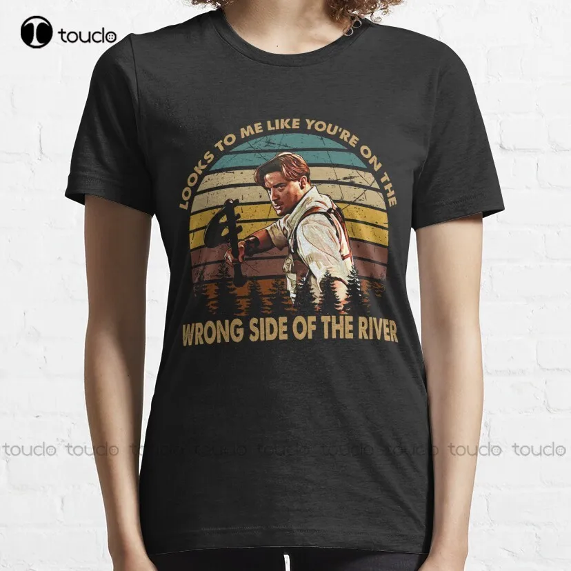 The River The Mummy Brendan Gift Art The Mummy Returns T-Shirt Funny Shirts For Women Custom Aldult Teen Unisex Xs-5Xl