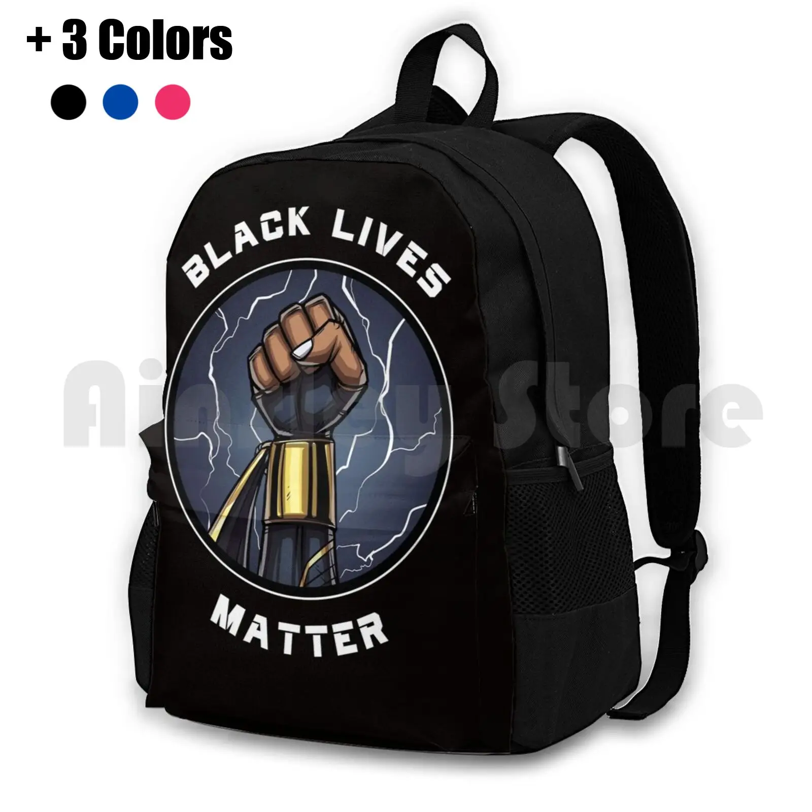 Black Lives Matter-Outdoor Hiking Backpack Riding Climbing Sports Bag Comics Hero Superhero Black Lives Matter Black Lives