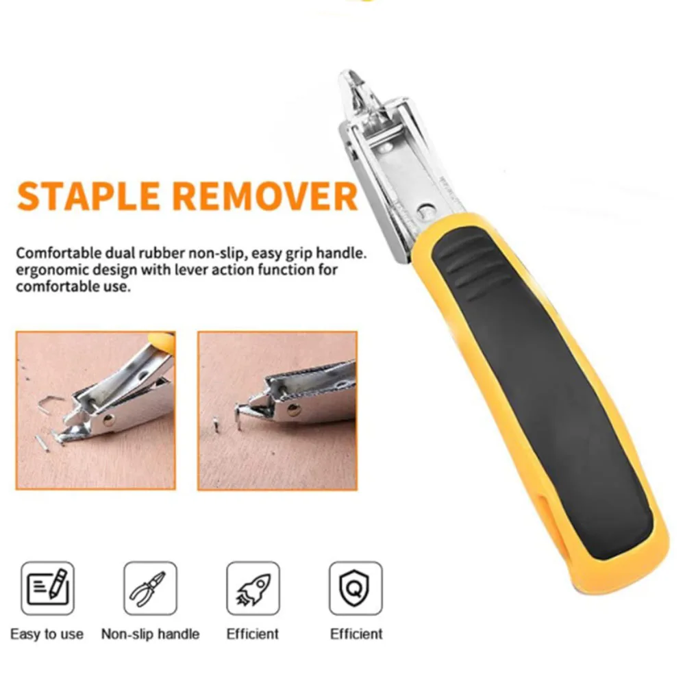 Staple Puller Tool Upholstery Construction Heavy Duty Staple Remover Tack Lifter Office Claw Tools Puller Removing