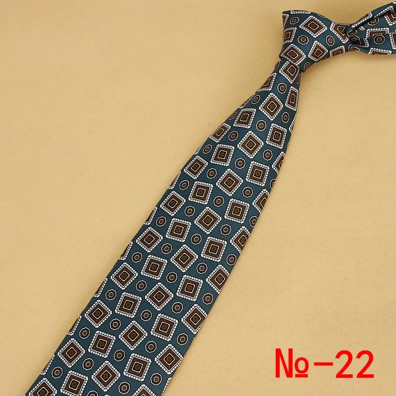 Neue Designs Klassische Seide Männer Tie Floral Plaid 9cm Rot Gedruckt Krawatte Gravata Krawatten für Männer Formal Wear Busines – Detail 23