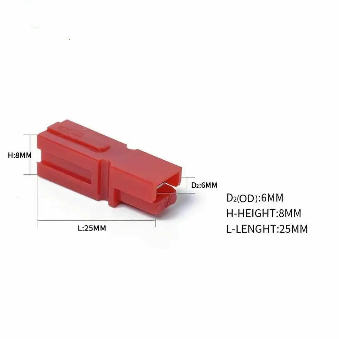 10pair 30A Power Connector Plug Power Quickly Connect Pole Red & Black for Solar Caravan Boat
