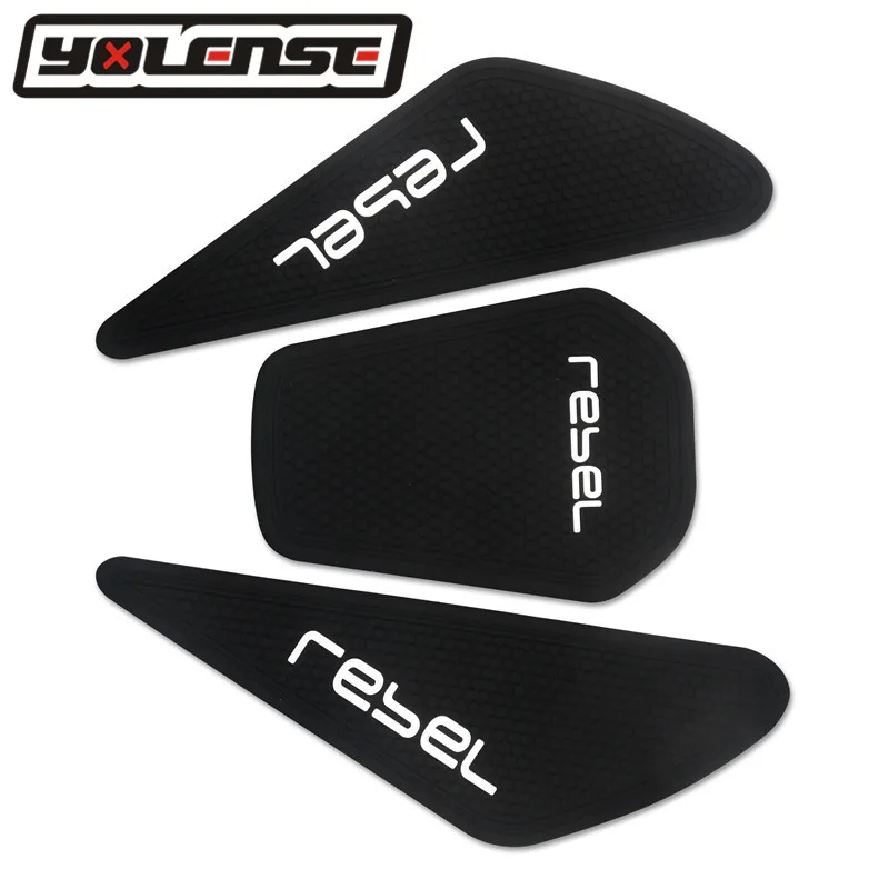 

For HONDA REBEL CM500 CM300 CMX300 CMX 500 Motorcycle Tank Pad Protector Sticker Decal Gas Knee Grip Traction Pad Side