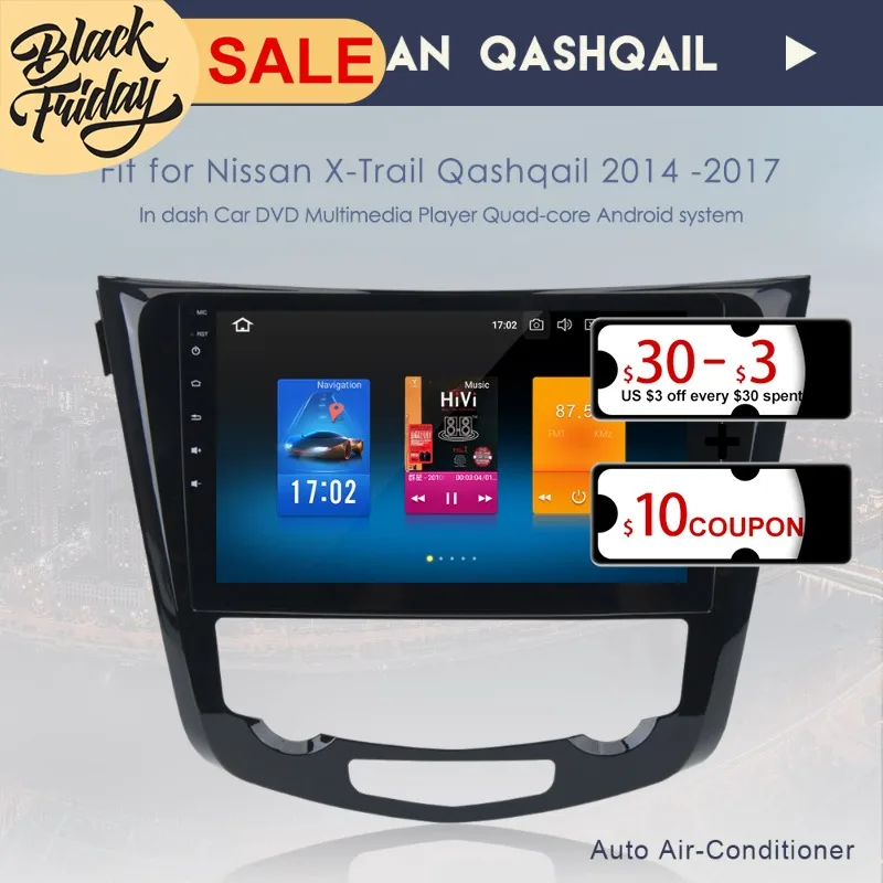 

Android 8,0 64 ГБ для Nissan X-Trail Qashqai 2014, автомобильный GPS-навигатор Carplay, автомобильное радио, стерео, видео, мультимедийный плеер, головное устройство