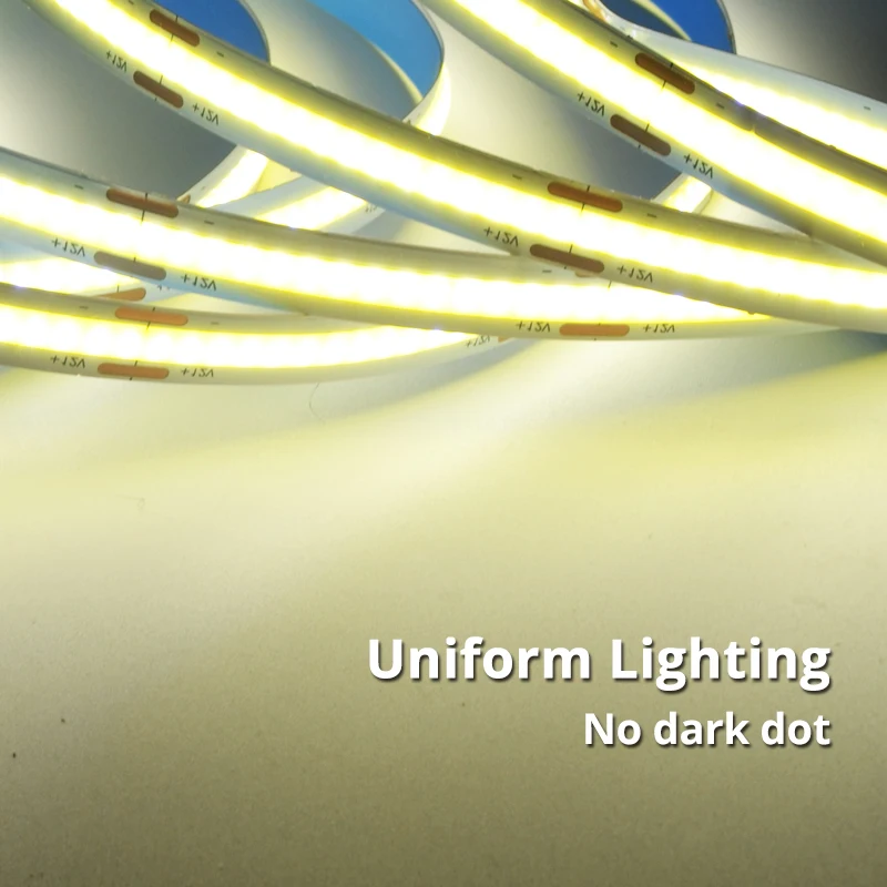 LED Strip light DC12V 24V COB Flexiable Cuttable White Warm whtie Waterproof LED Ribbon Tape