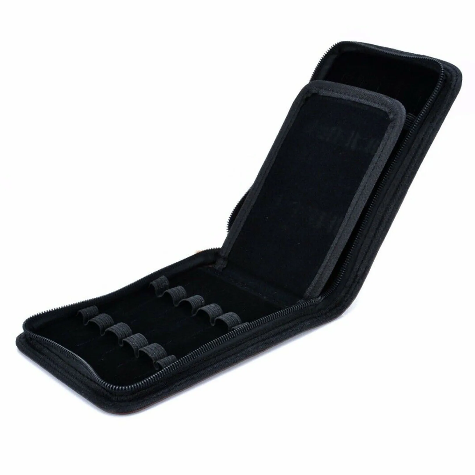 قلم حبر الأسطوانة الجلود الموثق حامل القرطاسية لمدة 12 أقلام الحرفية هدية