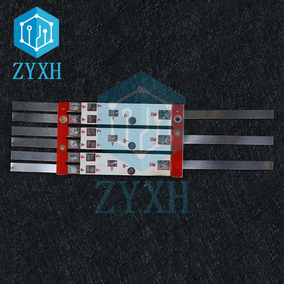 10 قطعة 2S BMS 3A 7.4 فولت 18650 ليثيوم شاحن بطارية لوح حماية مع النيكل قطاع لحام ل أدوات كهربائية/قوة البنك