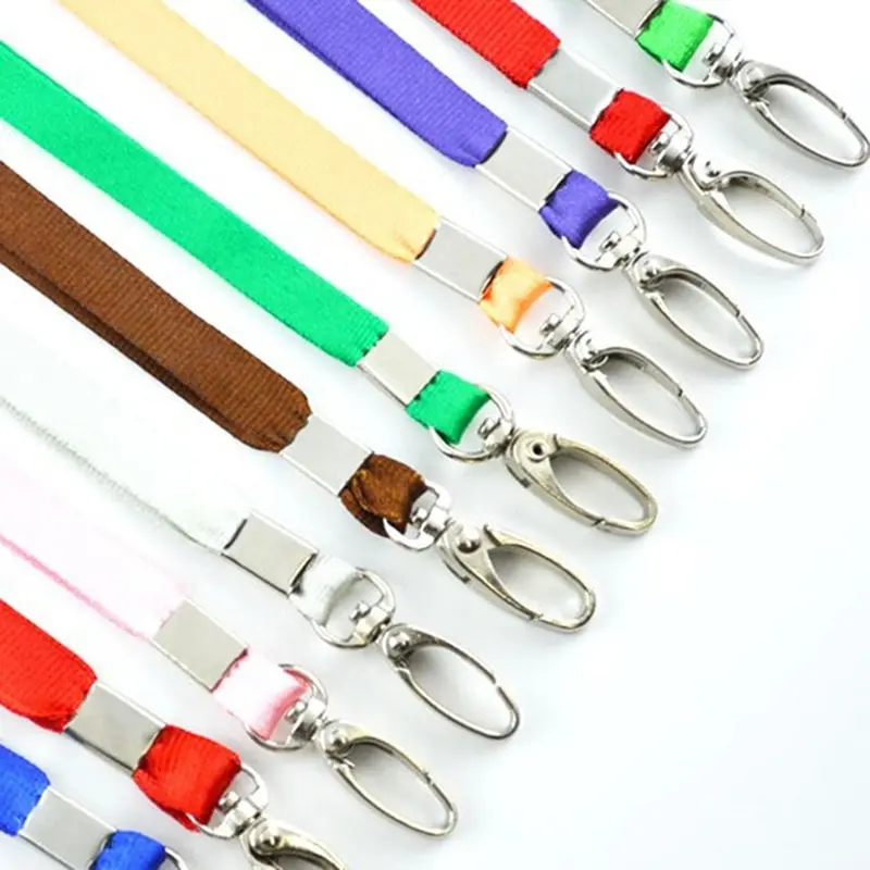 1Pcs Leher Tali Lanyard Safety ID Pemegang Lencana Logam Avalable Breakaway Telepon Camara