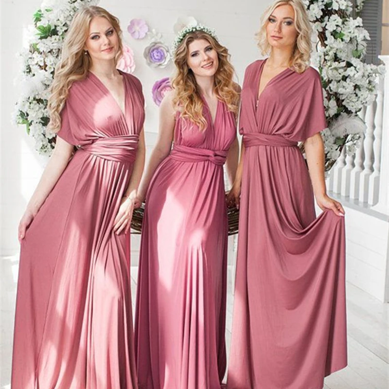 

Customized Elegant Bridesmaid Dresses Sage Orange Mismatched Prom Party Semi Fromal Beach Wedding Party Gown Robe De Soriee 2025