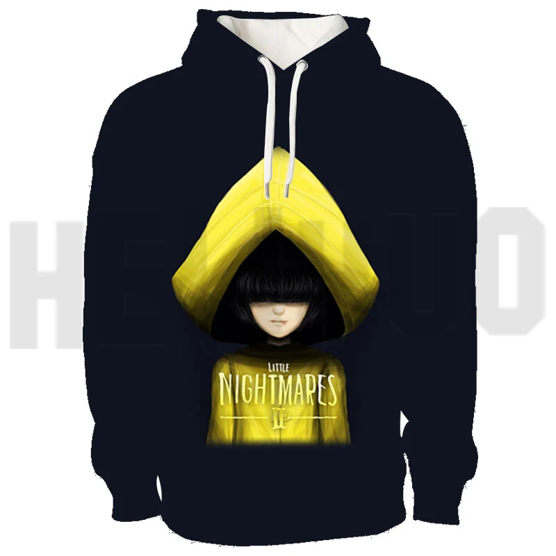 

3D Sweatshirt Long Sleeve Boys/girls Harajuku Pullovers Little Nightmares 2 Clothes Unisex Coat Little Nightmares Hoodie Unisex