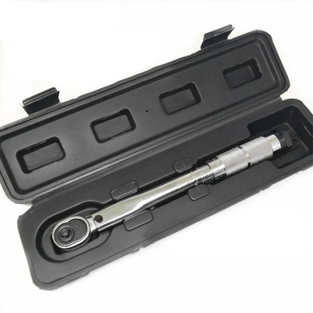 1/4 square adjustable torque wrench driver 5-25Nm, two ways to accurately preset the ratchet torque wrench torque meter