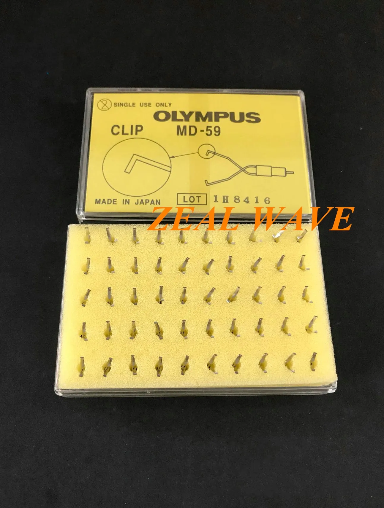 MD-59 Olympus Clip Device HX-5LR 5QR 6UR-1 Sterling Silver Original Genuine