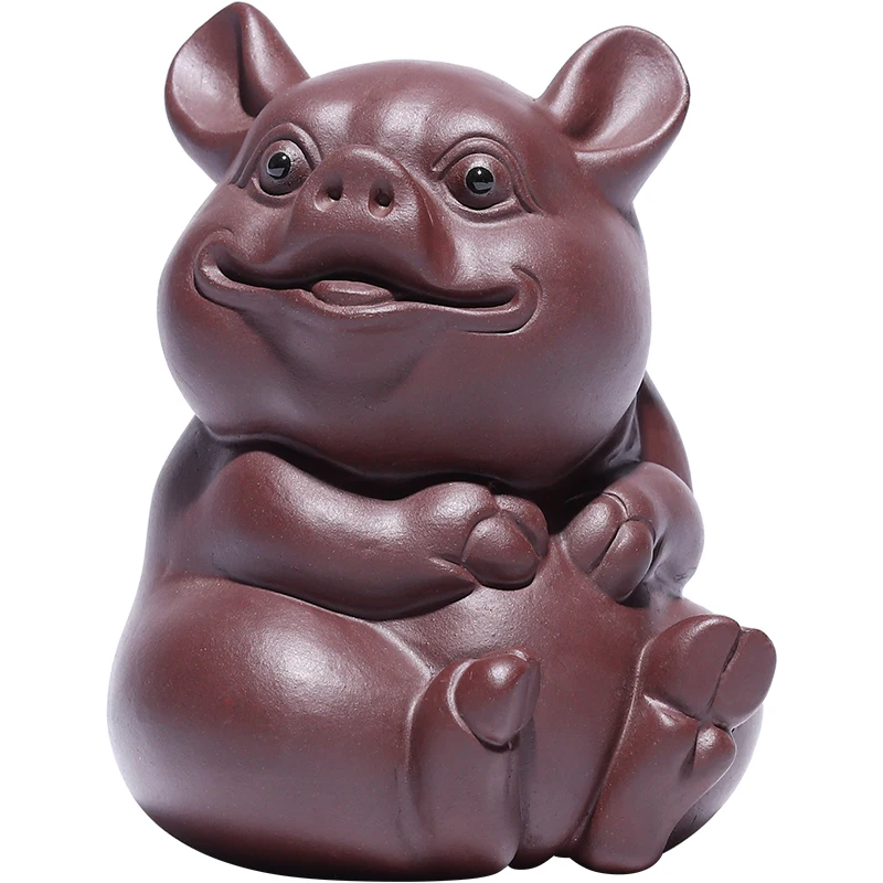 ★of the yixing ore purple clay blessing pig tea pet home furnishing articles play five blessings tea to tea accessories