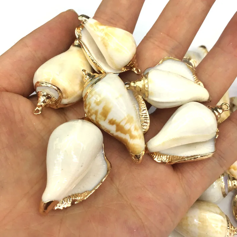 2020 New 5Pcs Natural Shell Pendant Necklace Charms Fashion Pendant For Making Jewelry Necklace Accessories Wholesale