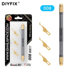Qianli 008 009 Glue Remover Knife Chip IC BGA NAND CPU Edge Scraping Glue Shovel Black Glue Degumming Cleaning Knives RepairTool