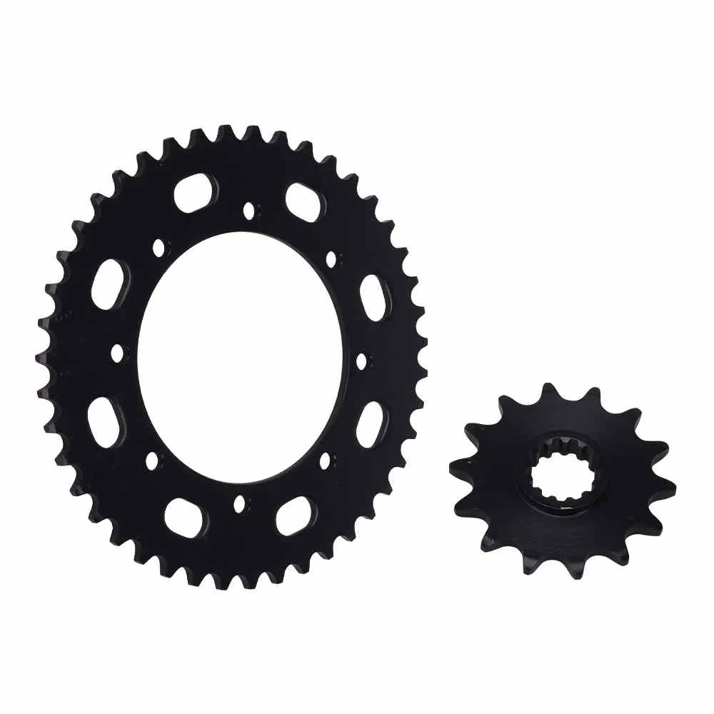 CVK A Set Front And Rear Chain Sprocket Gear Disc Wheel Kit For Kawasaki KLE250 KLE 250 Motorcycle Accessories