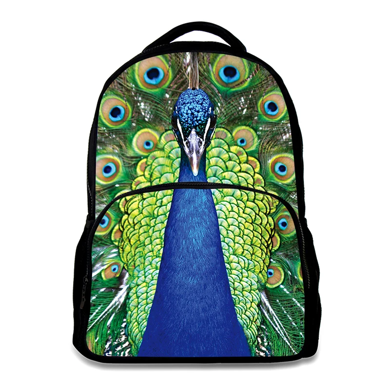 

Backpack Men Women Multifunctional Fashion Cool Big Capacity Backpacks College Tide Bags Laptop Shoulder Bag 3D Peacock Printing