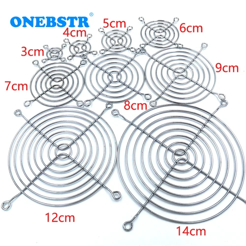 Imagen 2 del producto Cubierta de ventilador de refrigeración de CPU de alta calidad, red de hierro de 3cm, 4cm, 5cm, 6cm, 7cm, 8cm, 9cm, 11cm, 12cm, 14cm, 15cm, 17cm, 18cm, 20cm, 25cm, chasis de ordenador