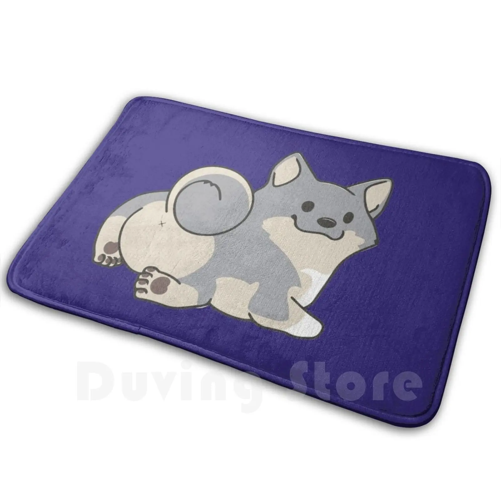 Swedish Vallhund Bum-Gray Tail Carpet 2951 Carpet Swedish Vallhund Dog Sv Swedish Cattledog