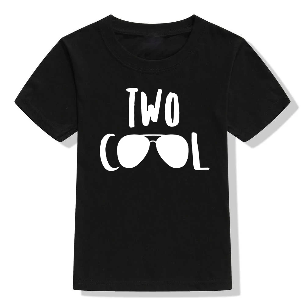 2 Year Old Kid Birthday Tshirt Two Cool Print Funny Toddler Boys Girls Short Sleeve Party T-shirt Children Cute T Shirt Clothes