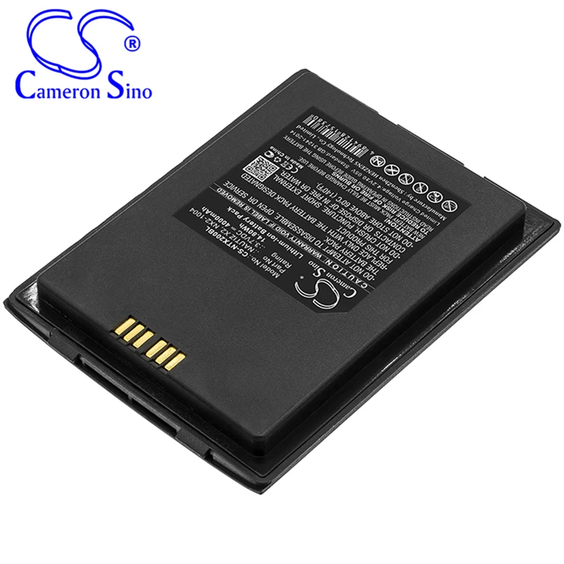CameronSino Pin Cho Cầm Tay Nautiz X2 Vừa Cầm Tay NAUTIZ X2 NX2-1004 Máy Quét Mã Vạch Pin 4000MAh 3.70V Li-ion Đen