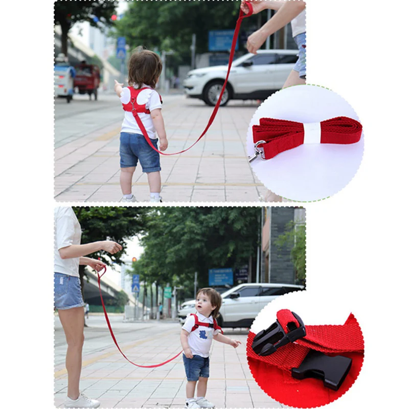 Baby Safety Rope Anti Lost Walking Leash For Toddler Harness Backpack For Children Safety Assistant Accessory Wrist Link KidLost