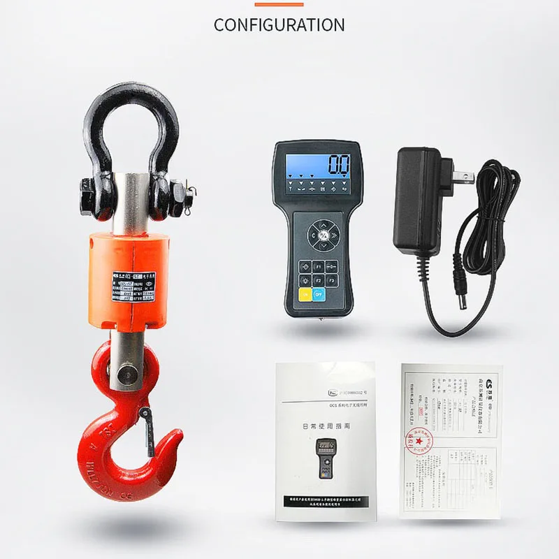 digital crane scale portable Industrial lifting Scale crane scale With Wireless Handheld Meter 3T/3000kg OCS