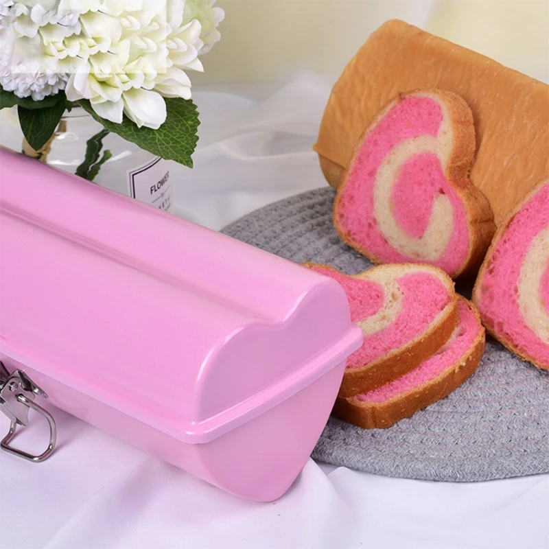 Stainless Steel Bread Mold Loaf Pan Cylinder/Heart/Flower Shaped Toast Cake Cheese Mould Kitchen Bakeware Non-Stick Baking Tray