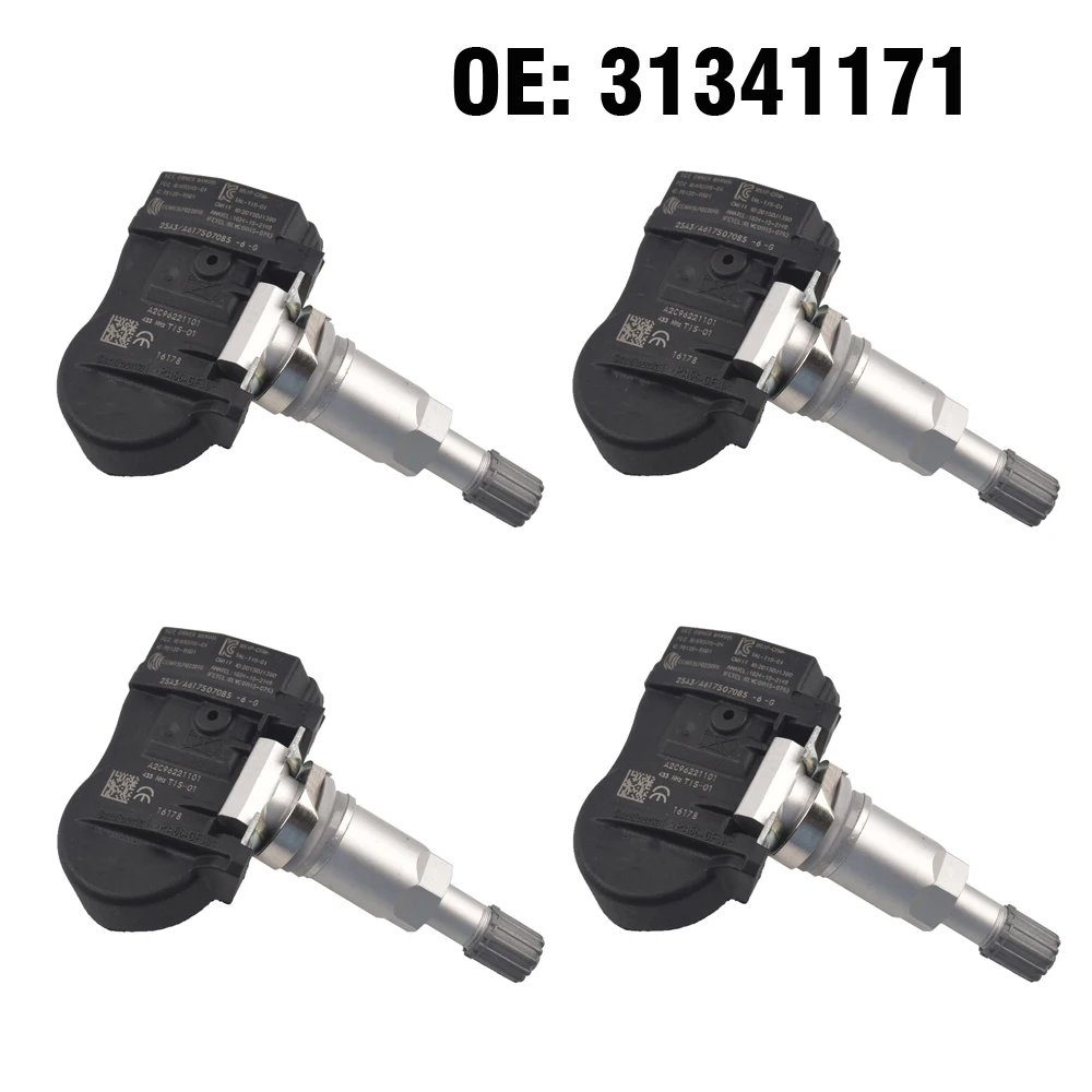 4pcs 31362304 Car Tire Pressure Sensor Monitor 315Mhz 31341171 For C30 C70 S40 S60 S70 S80 V40 V50 V60 V70 XC60 XC70