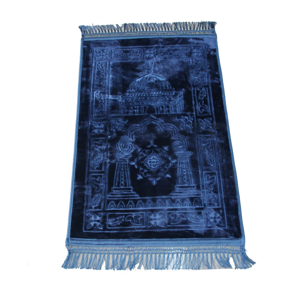 Islam prayer mat muslim prayer mat rug portable foldable arabic sejadah rug carpet tapis de priere Islam Plush Fabric Mats