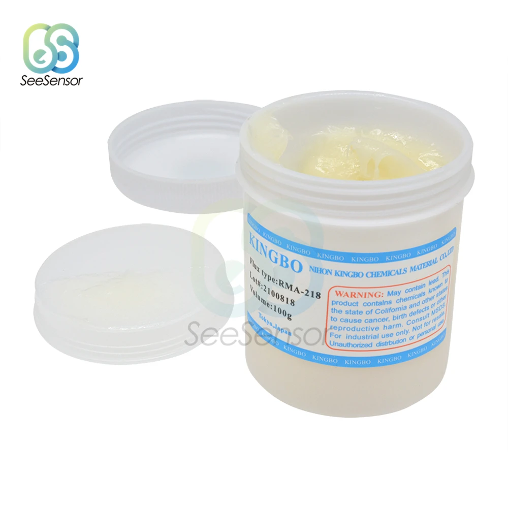 RMA-218 NC-559-ASM BGA Solder Flux Paste Solder 100g Lead-Free for SMT Reballing Soldering Welding Repair Paste