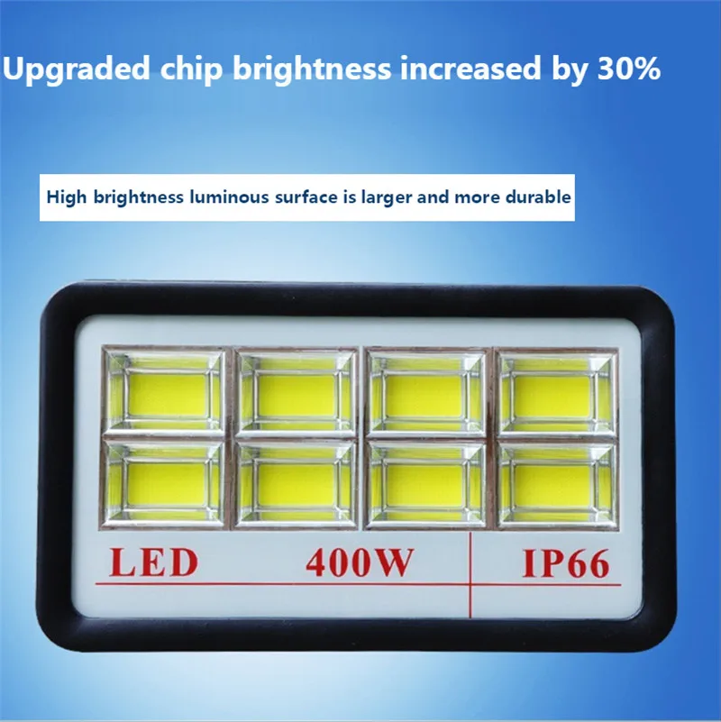 Led Floodlight Outdoor Ip66 Waterproof Led Lamp Park Sports Stadium Lights Construction Site Lighting 200W 300W 400W Street Lamp