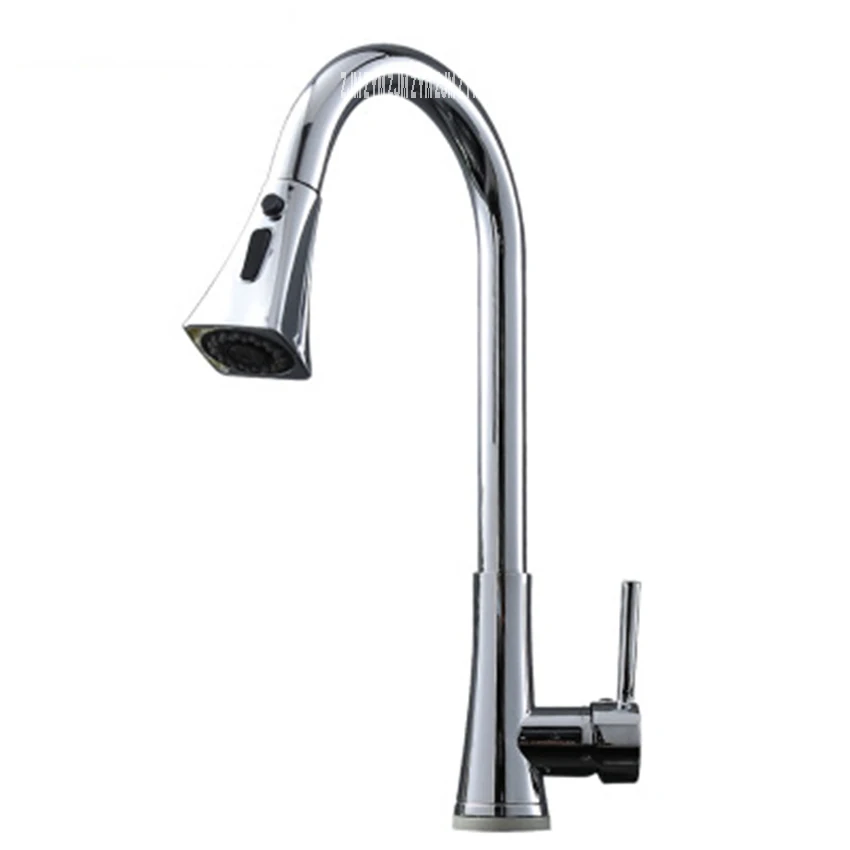 Thực Vật 6666 Lưu Vực Bồn Rửa Tự Động Vòi Bếp Cảm Ứng Tập Đồng Lạnh Và Nóng Vòi Nước Thông Minh Kéo Ra Cảm Biến Vòi
