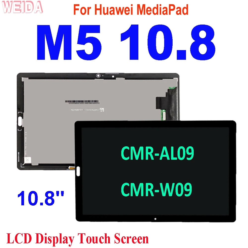 

10.8" AAA+ LCD For Huawei MediaPad M5 10.8 CMR-AL09 CMR-W09 LCD Display Touch Screen Digitizer Assembly for Huawei M5 10.8 LCD