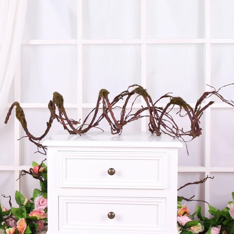 

250cm Artificial Twigs Tree Liana Vines Plants Branch Hanging Rattan For Home Party Landscape Wall Wedding Christmas Decoration