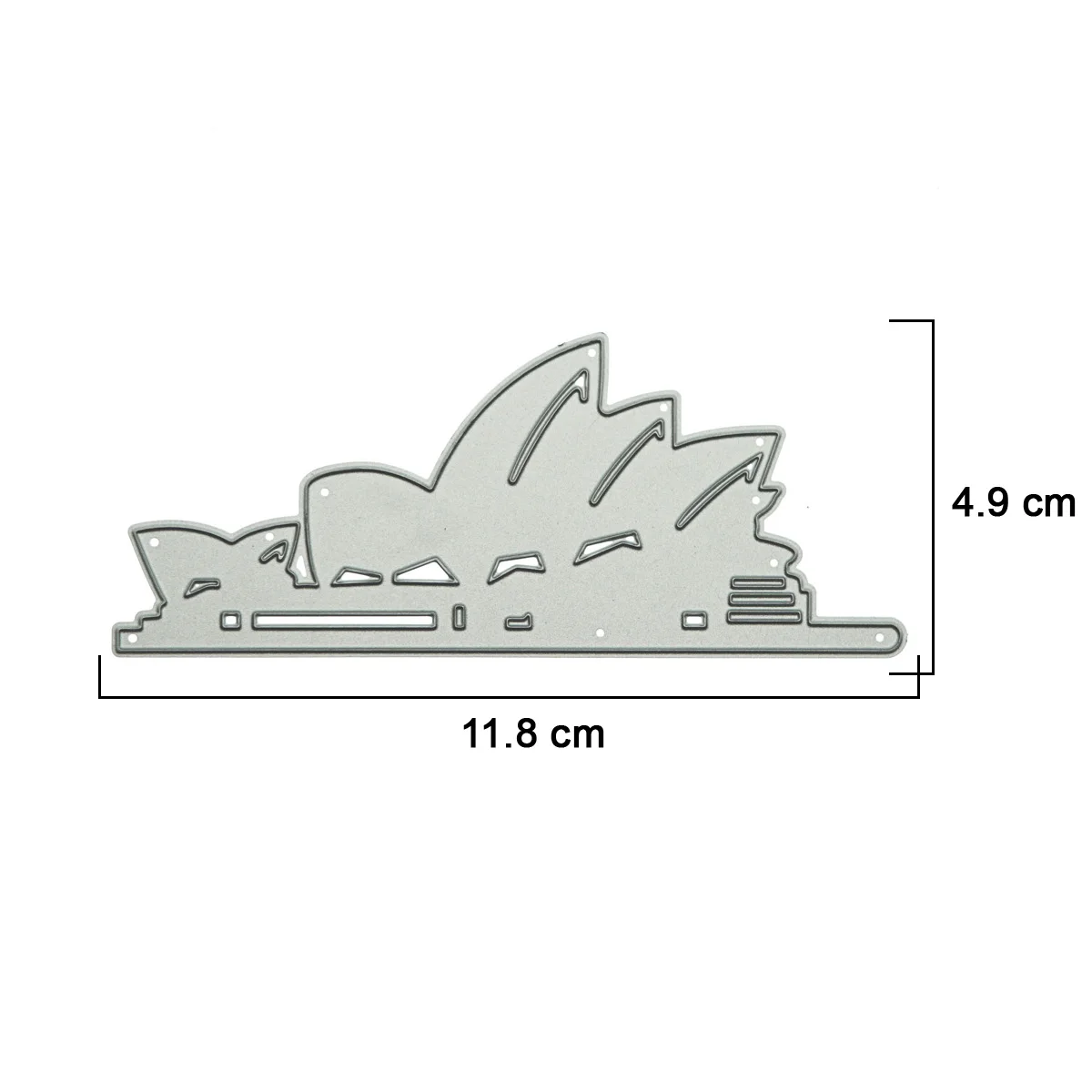 Australia Landmark Sydney Opera House Metal Cutting Die For Scrapbooking DIY Photo Album Clipart Decorating Paper Cutter Stencil