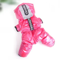 Winter Dog Clothes Super Warm Pet Dog Jacket Coat With Reflective Waterproof Puppy Clothing Hoodies For Small Medium Dogs Outfit