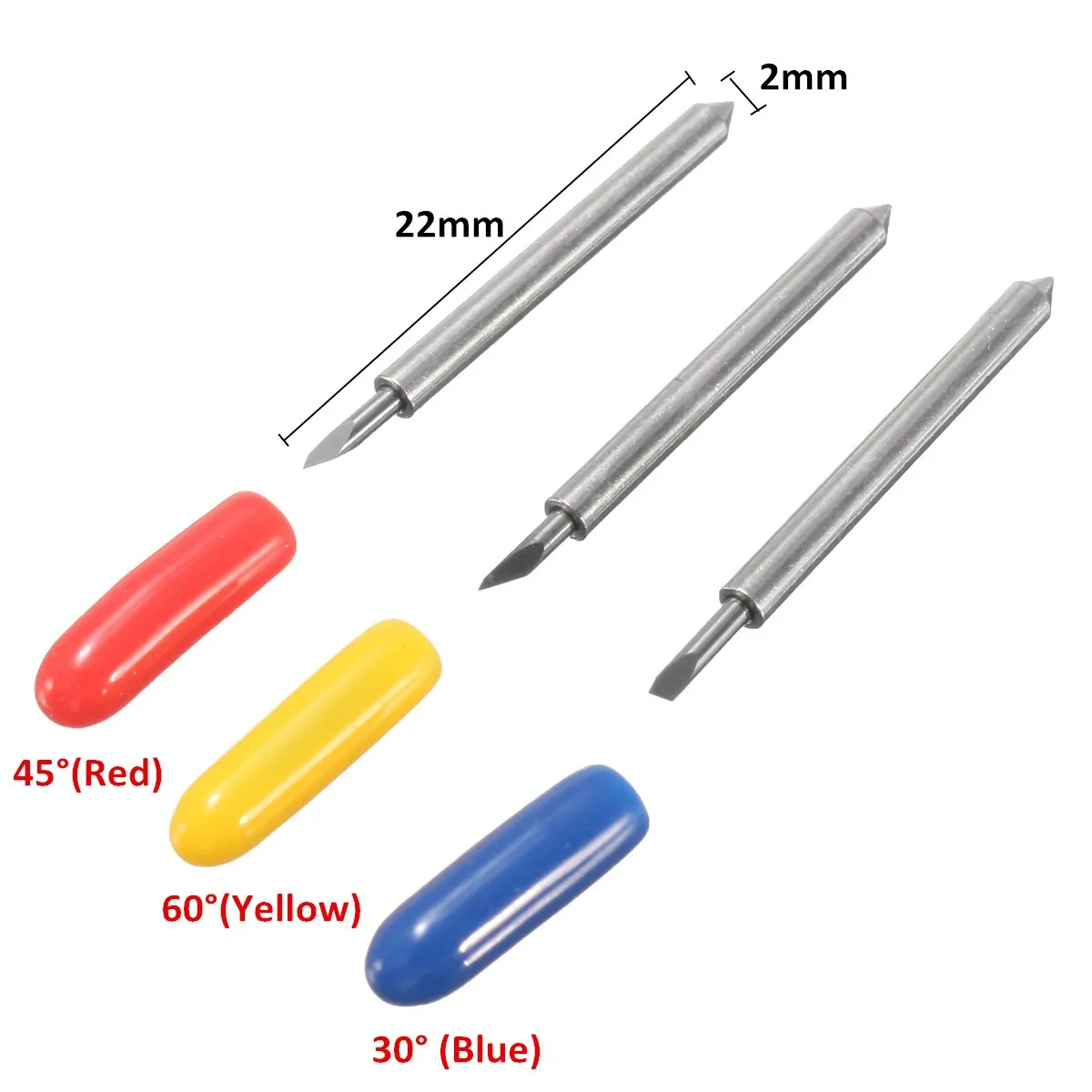 Xnemon 15 Cái/lốc 30/45/60 Độ Lưỡi Dao Cho Roland Cắt _ Ba Lô Vincy Lưỡi Dao Cắt Thép Vonfram