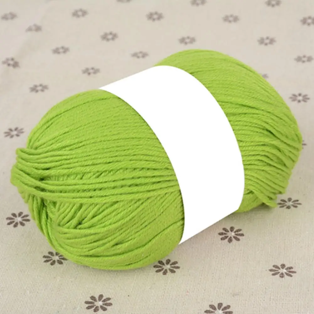 50g Hand Knitted Yarn Blanket Hat Soft Comfortable Solid Color Woolen Yarn DIY Knitting Woven Crochet Thread Yarn