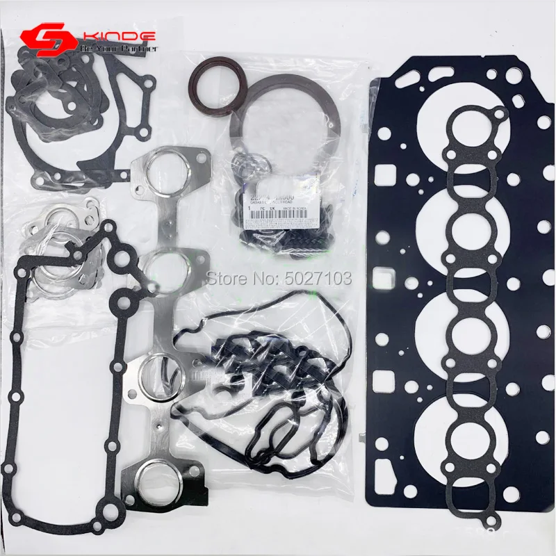 

Susirick D4CB Engine Full Gasket Set kit D4CB K0AH1-10-270 K0AH110270 for Kia Sorento for Hyundai H1 H200 Starex Porter D4CB