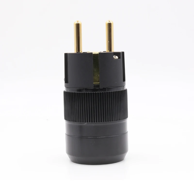 

Factory directly Offer 24k Gold plated EU Male plug hifi schuko Power connectors