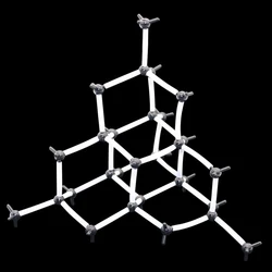 1 Set di Diametro 9 millimetri di Cristallo del Diamante Modello di Struttura Molecolare Modelli di Chimica Organica Scuola L'insegnamento Esperimento di Laboratorio