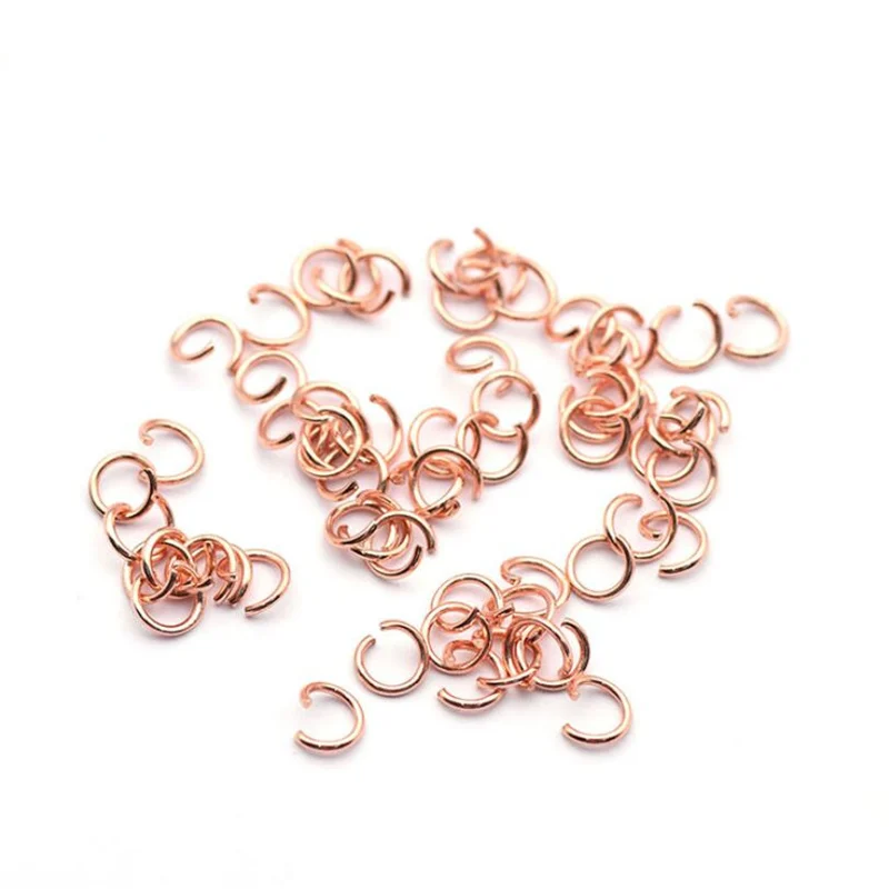 

100pcs Stainless Steel Gold Jump Rings Split Connecting Open Circle for Jewelry Making DIY Necklace Earring Findings Crafts